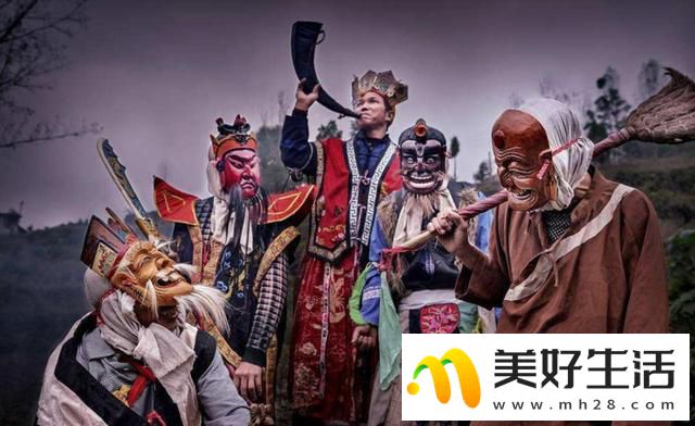 汉族最古老的祭神跳鬼驱瘟避疫舞蹈—傩戏(图3) 汉族最古老的祭神跳鬼驱瘟避疫舞蹈—傩戏(图3)