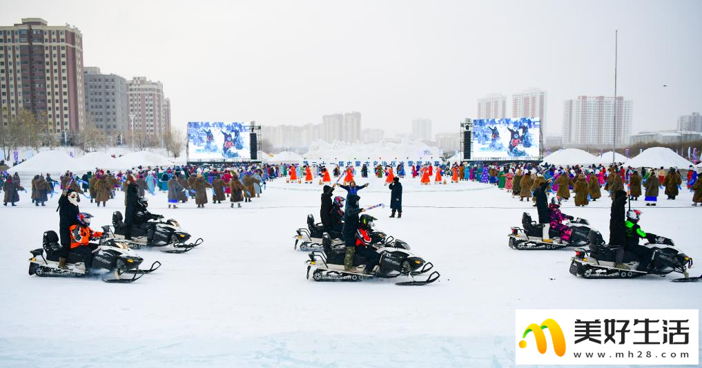第二十一届内蒙古自治区冰雪那达慕开幕式彩排尽显“民族风”(图6)