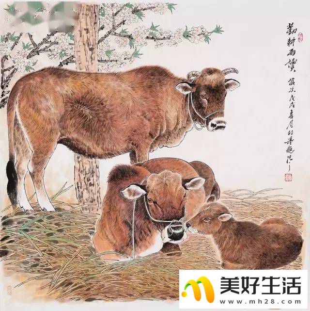 十二生肖国画作品欣赏，十二种动物齐聚一堂！ (图2)