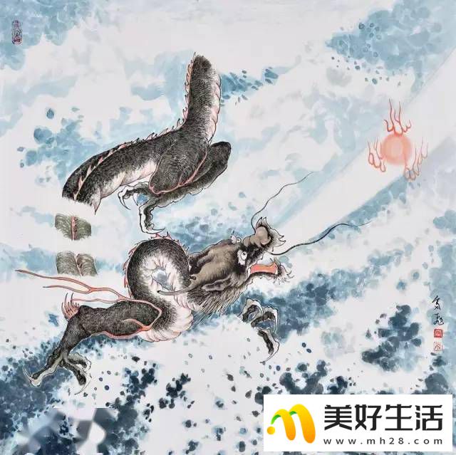十二生肖国画作品欣赏，十二种动物齐聚一堂！ (图5)