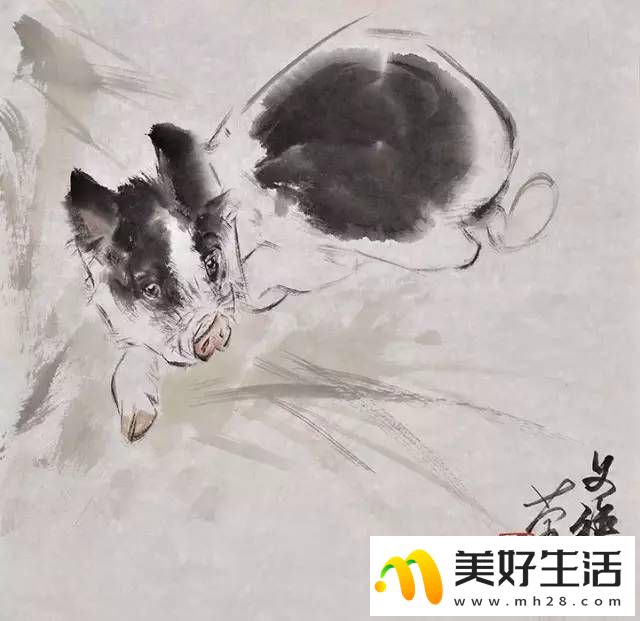 十二生肖国画作品欣赏，十二种动物齐聚一堂！ (图12)